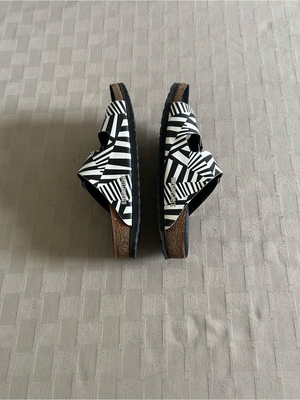 Birkenstock Anthropologie Striped Dazzle Camo Sandals - Picture 6 of 16
